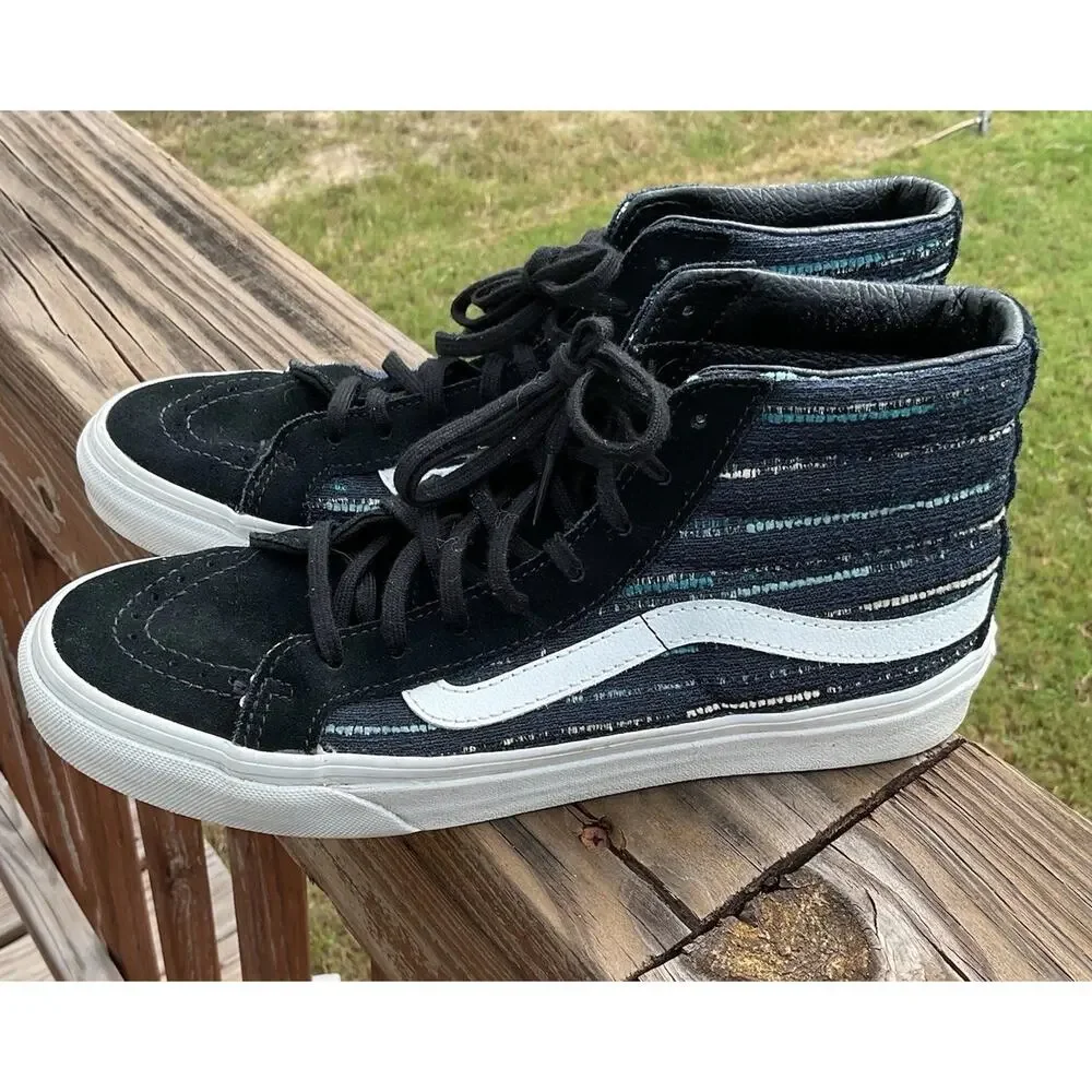 VANS UNISEX SIZE 7M 8.5W SK8-HI SUEDE ITALIAN SUEDE SKATE SNEAKERS SHOES